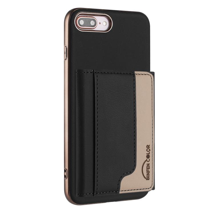 Colour Matching Horizontal Magnetic Card Bag RFID MagSafe Phone Case, For iPhone XR, For iPhone 8 Plus / 7 Plus, For iPhone 8 / 7 / 6 Apple Accessories engcol5599 More iPhone Cases - APEXEL INDIA - Mobile Lens - Mobile Camera Lens - Cellphone Accessories - Phone Lens - Smartphone Lens