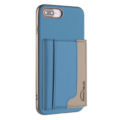 Colour Matching Horizontal Magnetic Card Bag RFID MagSafe Phone Case, For iPhone XR, For iPhone 8 Plus / 7 Plus, For iPhone 8 / 7 / 6 Apple Accessories engcol5599 More iPhone Cases - APEXEL INDIA - Mobile Lens - Mobile Camera Lens - Cellphone Accessories - Phone Lens - Smartphone Lens