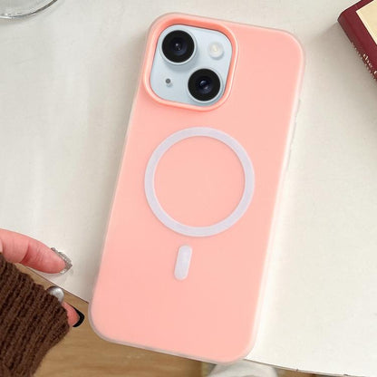 Skin Feel MagSafe Magnetic PC Hybrid TPU Phone Case, For iPhone 15, For iPhone 14 Plus Apple Accessories engski5548 iPhone 15 - APEXEL INDIA - Mobile Lens - Mobile Camera Lens - Cellphone Accessories - Phone Lens - Smartphone Lens