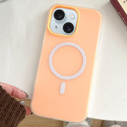 Skin Feel MagSafe Magnetic PC Hybrid TPU Phone Case, For iPhone 15, For iPhone 14 Plus Apple Accessories engski5548 iPhone 15 - APEXEL INDIA - Mobile Lens - Mobile Camera Lens - Cellphone Accessories - Phone Lens - Smartphone Lens