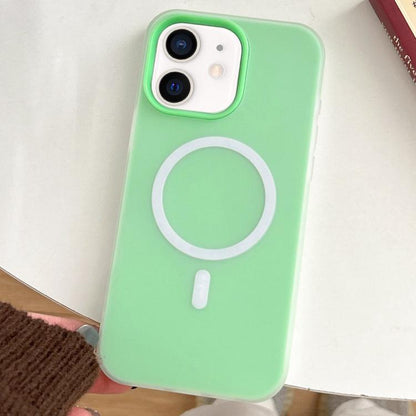 Skin Feel MagSafe Magnetic PC Hybrid TPU Phone Case, For iPhone 12, For iPhone 12 Pro Max Apple Accessories engski5553 More iPhone Cases - APEXEL INDIA - Mobile Lens - Mobile Camera Lens - Cellphone Accessories - Phone Lens - Smartphone Lens
