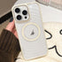 Diamond Lens Frame MagSafe Wave Texture Clear Phone Case, For iPhone 15 Pro, For iPhone 15, For iPhone 14, For iPhone 14 Pro Apple Accessories engdia5604 iPhone 15 Pro - APEXEL INDIA - Mobile Lens - Mobile Camera Lens - Cellphone Accessories - Phone Lens - Smartphone Lens