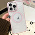 Diamond Lens Frame MagSafe Wave Texture Clear Phone Case, For iPhone 15 Pro, For iPhone 15, For iPhone 14, For iPhone 14 Pro Apple Accessories engdia5604 iPhone 15 Pro - APEXEL INDIA - Mobile Lens - Mobile Camera Lens - Cellphone Accessories - Phone Lens - Smartphone Lens