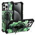 Camouflage Kickstand Rotating Shaft MagSafe Phone Case, For iPhone 15 Pro Max, For iPhone 15 Pro Apple Accessories engcam5612 iPhone 15 Pro Max - APEXEL INDIA - Mobile Lens - Mobile Camera Lens - Cellphone Accessories - Phone Lens - Smartphone Lens