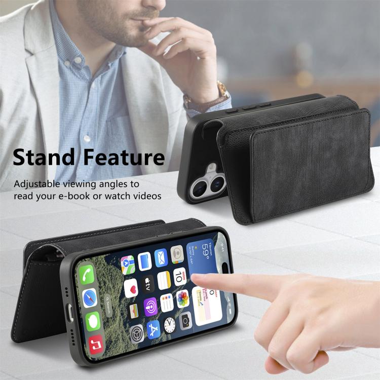 CaseNeo MagSafe RFID Anti-theft Zipper Wallet Retro Leather Phone Case Apple Accessories engcas5953 iPhone 16 - CaseNeo - Mobile Lens - Mobile Camera Lens - Cellphone Accessories - Phone Lens - Smartphone Lens