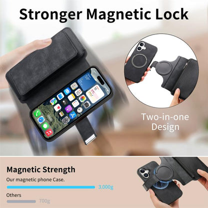 CaseNeo MagSafe RFID Anti-theft Zipper Wallet Retro Leather Phone Case Apple Accessories engcas5953 iPhone 16 - CaseNeo - Mobile Lens - Mobile Camera Lens - Cellphone Accessories - Phone Lens - Smartphone Lens