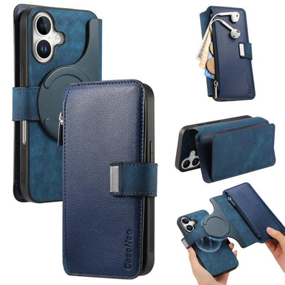 CaseNeo MagSafe RFID Anti-theft Zipper Wallet Retro Leather Phone Case Apple Accessories engcas5953 iPhone 16 - CaseNeo - Mobile Lens - Mobile Camera Lens - Cellphone Accessories - Phone Lens - Smartphone Lens