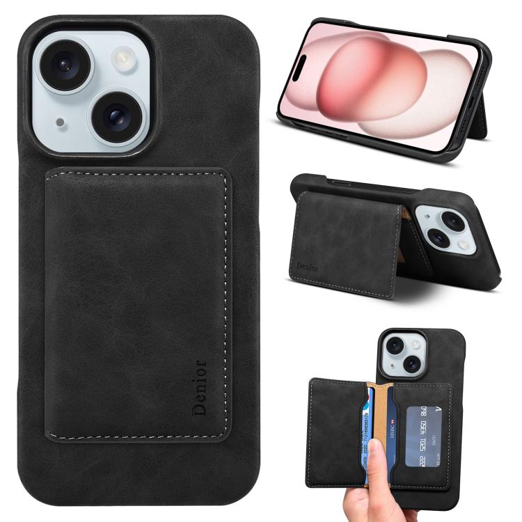 Denior D27 Retro Texture RFID MagSafe Photo Frame Card-slot Phone Case, For iPhone 15, For iPhone 14 Plus, For iPhone 14 / 13, For iPhone 14 Pro, For iPhone 14 Pro Max, For iPhone 13 Pro Max, For iPhone 13 Pro Apple Accessories engden5621 iPhone 15 - Denior - Mobile Lens - Mobile Camera Lens - Cellphone Accessories - Phone Lens - Smartphone Lens