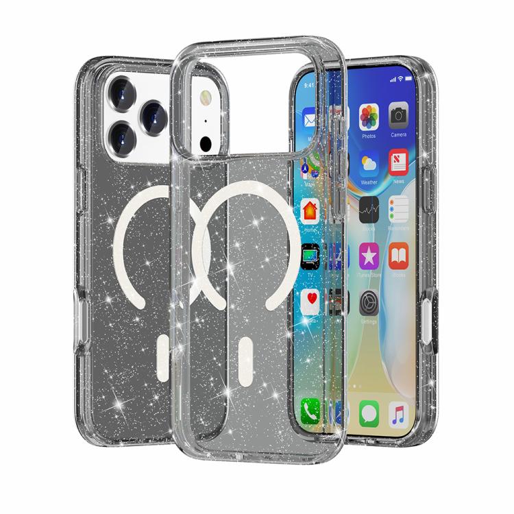 Terminator Style Glitter Powder MagSafe Magnetic Phone Case Apple Accessories engter5791 iPhone 17 Pro Max iPhone 17 Pro Max Cases - APEXEL INDIA - Mobile Lens - Mobile Camera Lens - Cellphone Accessories - Phone Lens - Smartphone Lens