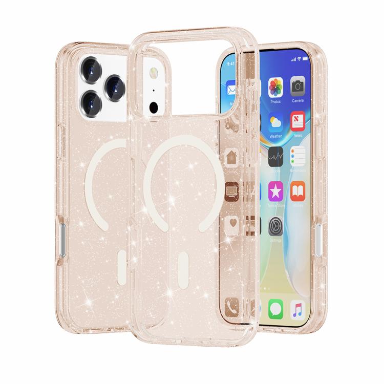 Terminator Style Glitter Powder MagSafe Magnetic Phone Case Apple Accessories engter5791 iPhone 17 Pro Max iPhone 17 Pro Max Cases - APEXEL INDIA - Mobile Lens - Mobile Camera Lens - Cellphone Accessories - Phone Lens - Smartphone Lens
