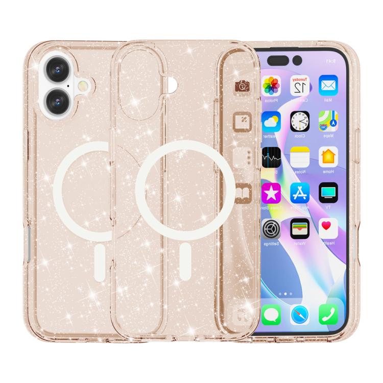 Terminator Style Glitter Powder MagSafe Magnetic Phone Case Apple Accessories engter5791 iPhone 17 Pro Max iPhone 17 Pro Max Cases - APEXEL INDIA - Mobile Lens - Mobile Camera Lens - Cellphone Accessories - Phone Lens - Smartphone Lens