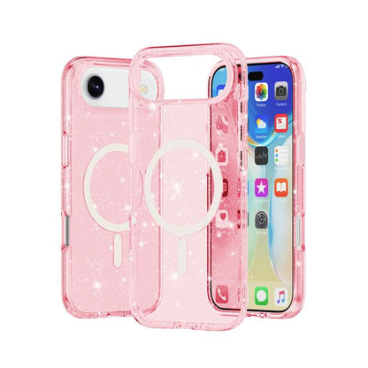Terminator Style Glitter Powder MagSafe Magnetic Phone Case Apple Accessories engter5791 iPhone 17 Pro Max iPhone 17 Pro Max Cases - APEXEL INDIA - Mobile Lens - Mobile Camera Lens - Cellphone Accessories - Phone Lens - Smartphone Lens
