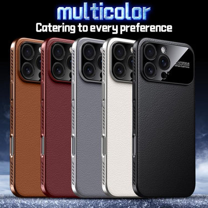 Soft Armor Cooling Plain Leather Hybrid PC Phone Case, For iPhone 17 Pro Max, For iPhone 17 Pro, For iPhone 17, For iPhone Air Apple Accessories engsof6155 iPhone 17 Pro Max iPhone 17 Pro Max Cases - APEXEL INDIA - Mobile Lens - Mobile Camera Lens - Cellphone Accessories - Phone Lens - Smartphone Lens