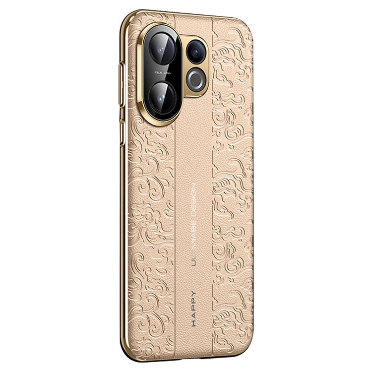 Cloud Dragon Pattern Plain Leather PC Phone Case, For vivo X300 Pro, For vivo X300, For vivo S30 Pro mini, For vivo S30 engclo6160 OnePlus &amp; OPPO Accessories vivo X300 Pro X300 Pro Cases - APEXEL INDIA - Mobile Lens - Mobile Camera Lens - Cellphone Accessories - Phone Lens - Smartphone Lens