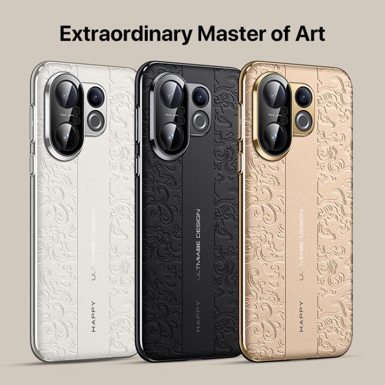 Cloud Dragon Pattern Plain Leather PC Phone Case, For vivo X300 Pro, For vivo X300, For vivo S30 Pro mini, For vivo S30 engclo6160 OnePlus &amp; OPPO Accessories vivo X300 Pro X300 Pro Cases - APEXEL INDIA - Mobile Lens - Mobile Camera Lens - Cellphone Accessories - Phone Lens - Smartphone Lens