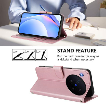 Litter Panda Embossing RFID Leather Phone Case with Lanyard, For vivo X300, For vivo Y31 5G Global, For vivo V60 Lite 5G, For vivo Y400 5G