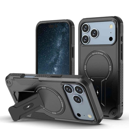 Armor Magsafe Holder PC Hybrid TPU Phone Case Apple Accessories engarm5750 iPhone 17 Pro Max iPhone 17 Pro Max Cases - APEXEL INDIA - Mobile Lens - Mobile Camera Lens - Cellphone Accessories - Phone Lens - Smartphone Lens