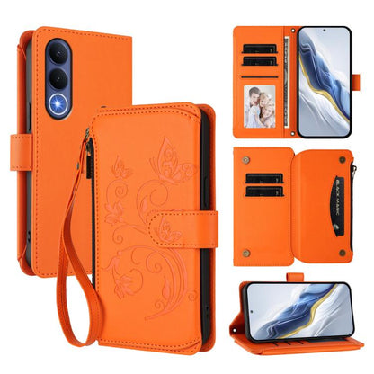 Butterfly Love Flower Multi-card Zipper Wallet Leather Phone Case, For vivo S50 Pro mini / X300 FE 5G Russia, For vivo Y21 5G 2026 / Y05 4G, For vivo V70 FE 5G