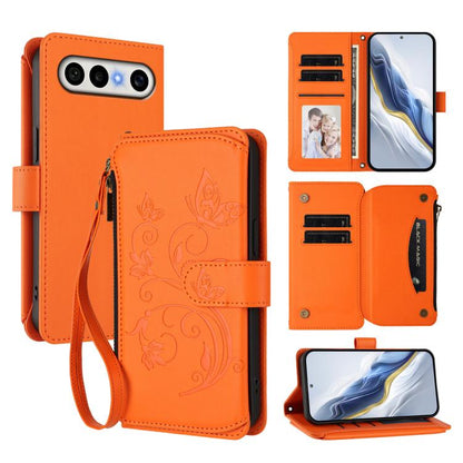 Butterfly Love Flower Multi-card Zipper Wallet Leather Phone Case, For vivo S50 Pro mini / X300 FE 5G Russia, For vivo Y21 5G 2026 / Y05 4G, For vivo V70 FE 5G