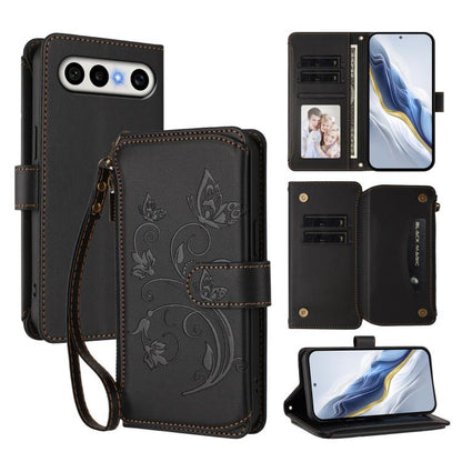 Butterfly Love Flower Multi-card Zipper Wallet Leather Phone Case, For vivo S50 Pro mini / X300 FE 5G Russia, For vivo Y21 5G 2026 / Y05 4G, For vivo V70 FE 5G