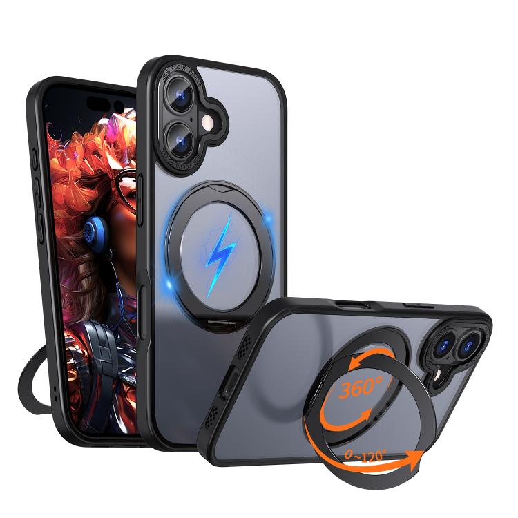 kalebol MagSafe Metal Ring Holder Phone Case, For iPhone 17, For iPhone Air