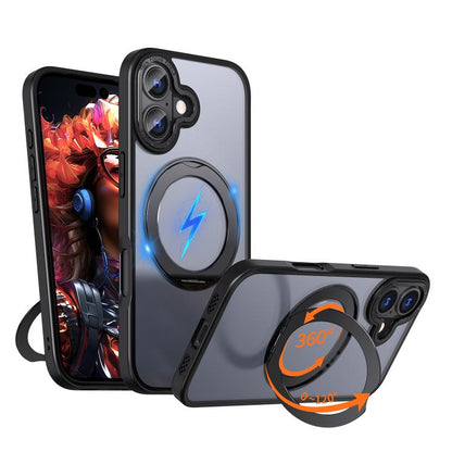 kalebol MagSafe Metal Ring Holder Phone Case, For iPhone 17, For iPhone Air