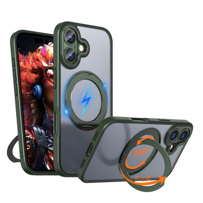 kalebol MagSafe Metal Ring Holder Phone Case, For iPhone 17, For iPhone Air