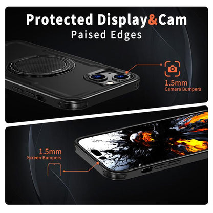 kalebol Metal 360 Degree Rotation Holder MagSafe Phone Case, For iPhone 13