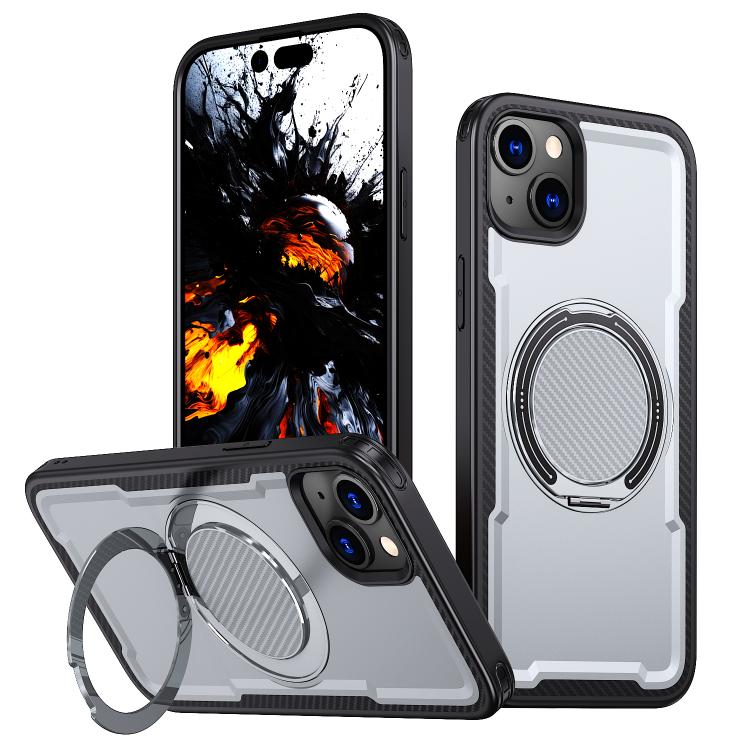 kalebol Metal 360 Degree Rotation Holder MagSafe Phone Case, For iPhone 13
