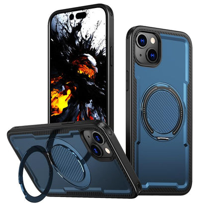 kalebol Metal 360 Degree Rotation Holder MagSafe Phone Case, For iPhone 13