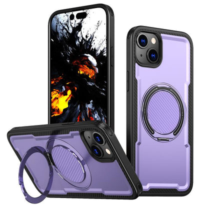 kalebol Metal 360 Degree Rotation Holder MagSafe Phone Case, For iPhone 13