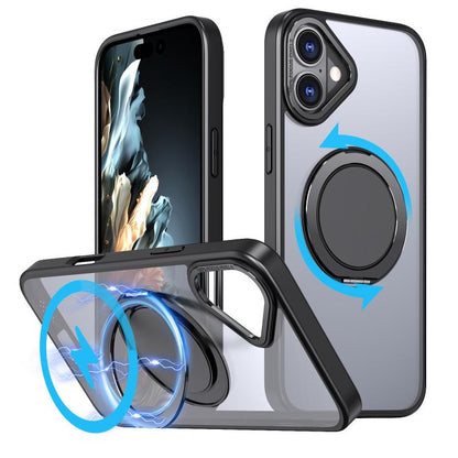 Kalebol 360-degree Rotating MagSafe Magnetic Holder Phone Case, For iPhone 16