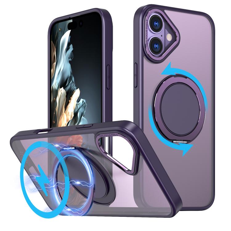 Kalebol 360-degree Rotating MagSafe Magnetic Holder Phone Case, For iPhone 16