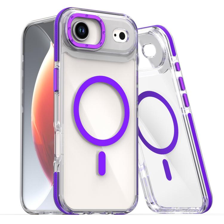 Dual-Color Clear Acrylic Hybrid TPU MagSafe Phone Case Apple Accessories engdua5827 iPhone 17 iPhone 17 Cases - APEXEL INDIA - Mobile Lens - Mobile Camera Lens - Cellphone Accessories - Phone Lens - Smartphone Lens