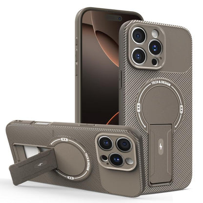 Carbon Fiber Texture MagSafe Phone Case with Holder Apple Accessories engcar5828 iPhone 16 Pro Max iPhone 16 Pro Max Cases - APEXEL INDIA - Mobile Lens - Mobile Camera Lens - Cellphone Accessories - Phone Lens - Smartphone Lens