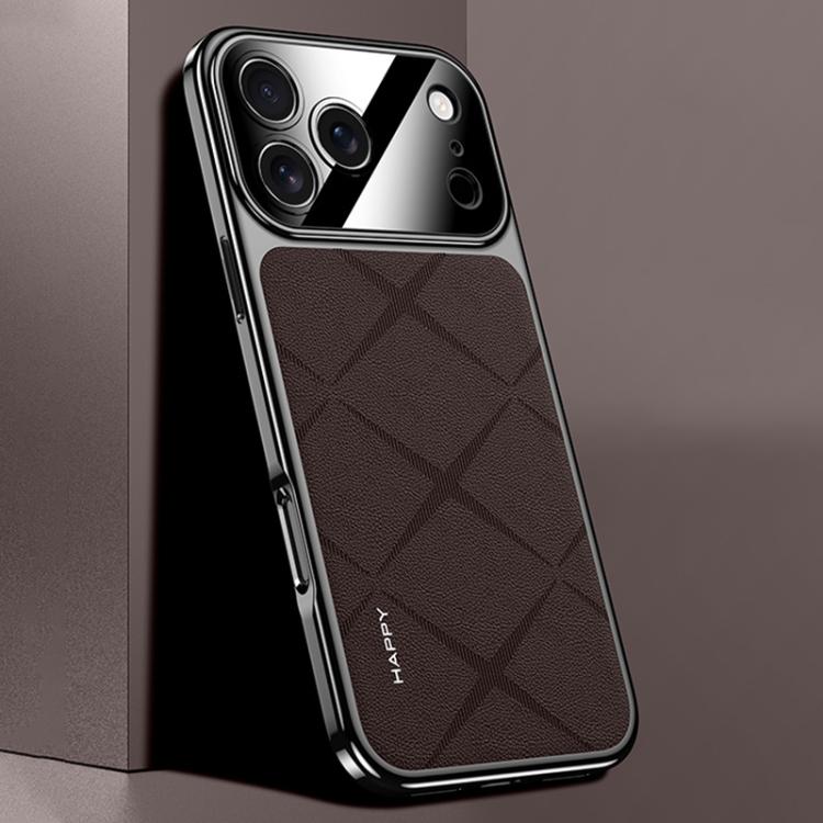 Plain Leather PC Phone Case, For iPhone 17 Pro Max, For iPhone 17 Pro, For iPhone 17, For iPhone Air Apple Accessories engpla6161 iPhone 17 Pro Max iPhone 17 Pro Max Cases - APEXEL INDIA - Mobile Lens - Mobile Camera Lens - Cellphone Accessories - Phone Lens - Smartphone Lens