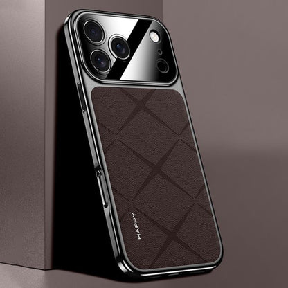 Plain Leather PC Phone Case, For iPhone 17 Pro Max, For iPhone 17 Pro, For iPhone 17, For iPhone Air Apple Accessories engpla6161 iPhone 17 Pro Max iPhone 17 Pro Max Cases - APEXEL INDIA - Mobile Lens - Mobile Camera Lens - Cellphone Accessories - Phone Lens - Smartphone Lens