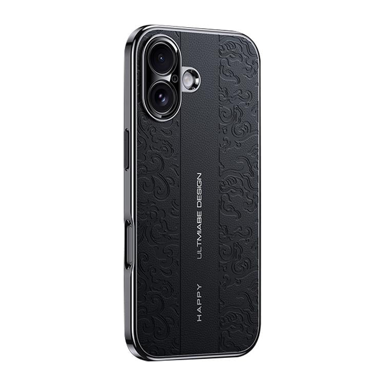 Cloud Dragon Pattern Plain Leather PC Phone Case, For iPhone 16, For iPhone 15 Pro Max, For iPhone 15 Pro, For iPhone 15, For iPhone 14, For iPhone 14 Pro Apple Accessories engclo6163 iPhone 16 iPhone 16 Cases - APEXEL INDIA - Mobile Lens - Mobile Camera Lens - Cellphone Accessories - Phone Lens - Smartphone Lens