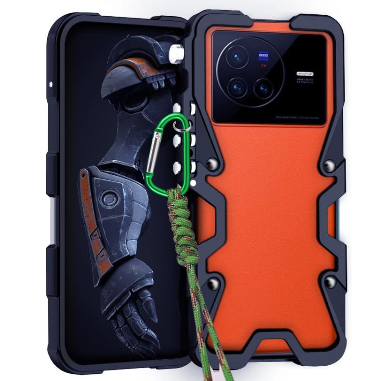 Trigger Design Hollow Metal Frame Phone Case with Lanyard, For vivo X100s, For vivo X100 Ultra, For vivo X100 Pro, For vivo X100, For vivo X90, For vivo X80 Pro, For vivo X80