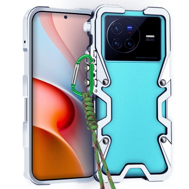 Trigger Design Hollow Metal Frame Phone Case with Lanyard, For vivo X100s, For vivo X100 Ultra, For vivo X100 Pro, For vivo X100, For vivo X90, For vivo X80 Pro, For vivo X80