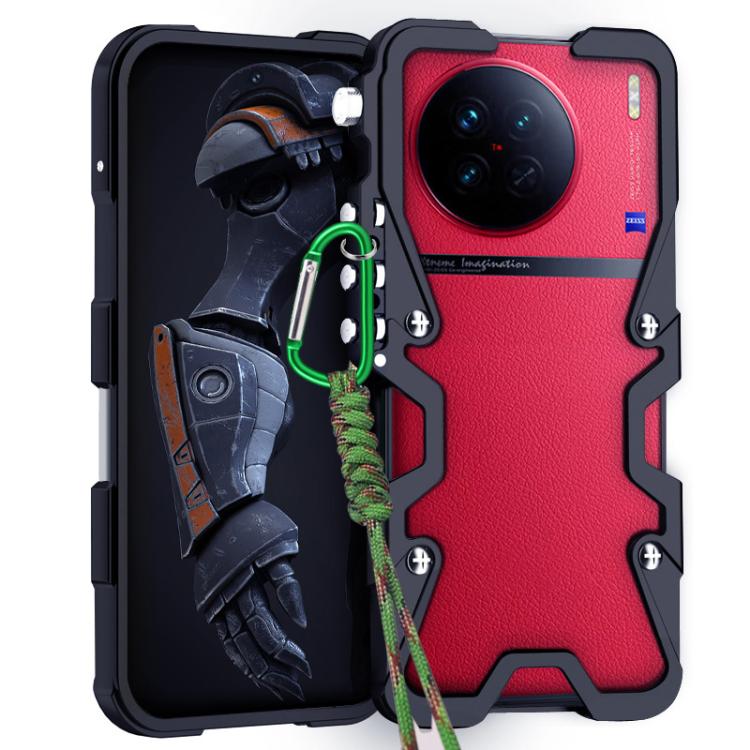Trigger Design Hollow Metal Frame Phone Case with Lanyard, For vivo X100s, For vivo X100 Ultra, For vivo X100 Pro, For vivo X100, For vivo X90, For vivo X80 Pro, For vivo X80