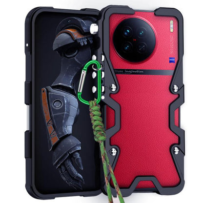 Trigger Design Hollow Metal Frame Phone Case with Lanyard, For vivo X100s, For vivo X100 Ultra, For vivo X100 Pro, For vivo X100, For vivo X90, For vivo X80 Pro, For vivo X80
