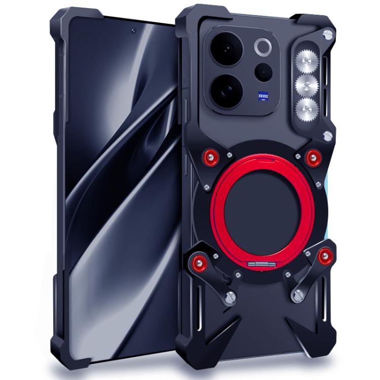 Rotating Bracket Hollow Metal Phone Case with Lanyard, For vivo V70 5G, For vivo S50 Pro mini, For vivo S50 5G, For vivo iQOO 15, For vivo X300 Pro, For vivo X300, For vivo iQOO Z10R India, For vivo V60, For vivo iQOO Z10 Lite, For vivo T4 Ultra       ...
