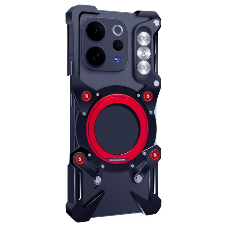 Rotating Bracket Hollow Metal Phone Case with Lanyard, For vivo V70 5G, For vivo S50 Pro mini, For vivo S50 5G, For vivo iQOO 15, For vivo X300 Pro, For vivo X300, For vivo iQOO Z10R India, For vivo V60, For vivo iQOO Z10 Lite, For vivo T4 Ultra       ...