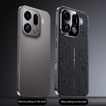 Cloud Dragon Pattern Plain Leather PC Phone Case, For OPPO Find X9, For OPPO Find X9 Pro engclo6167 Find X9 Cases OnePlus &amp; OPPO Accessories OPPO Find X9 - APEXEL INDIA - Mobile Lens - Mobile Camera Lens - Cellphone Accessories - Phone Lens - Smartphone Lens