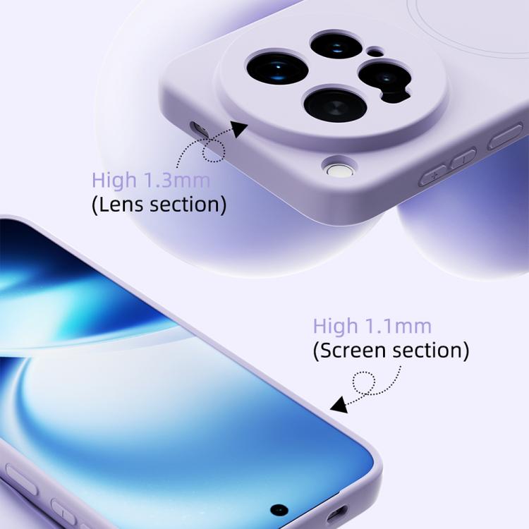 ABEEL Skin-friendly Feel Magsafe Liquid Silicone Phone Case, For vivo X500 Pro Max 5G, For vivo X300