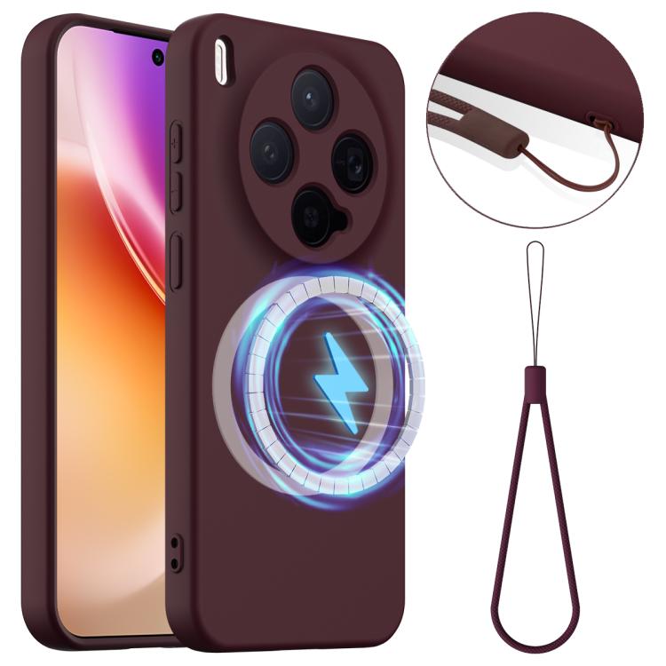 Shockproof Silicone Magsafe Phone Case, For vivo X300 Pro 5G, For vivo X300 5G engsho6126 OnePlus &amp; OPPO Accessories vivo X300 Pro X300 Pro Cases - APEXEL INDIA - Mobile Lens - Mobile Camera Lens - Cellphone Accessories - Phone Lens - Smartphone Lens