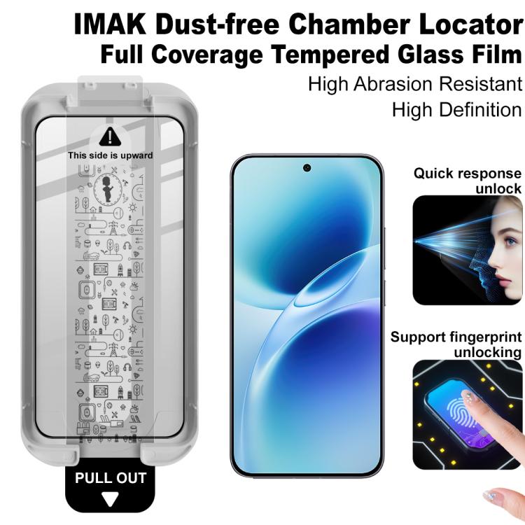imak Dust-free Chamber Locator Full Coverage Tempered Glass Film, For vivo X300 FE 5G Russia/Zeiss, For vivo iQOO Z11 5G, For vivo X300s, For vivo iQOO 15 Ultra 5G, For vivo V70 5G / V70 Elite 5G, For vivo iQOO Z11 Turbo 5G, For vivo Y500i 5G          ...