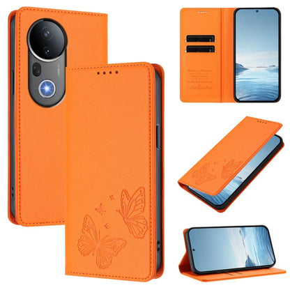 Strong Magnetic Dual Butterfly RFID Vegan Leather Phone Case, For vivo S20 5G, For vivo S20 Pro 5G