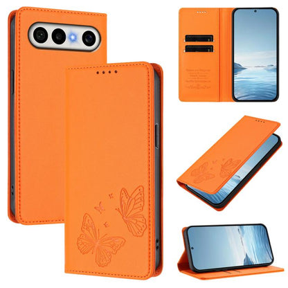 Strong Magnetic Dual Butterfly RFID Vegan Leather Phone Case, For vivo S50 Pro mini / X300 FE 5G  Russia, For vivo X300s